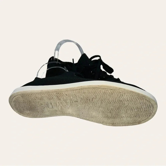 MEN’S SUAVS THE ZILKER SHOES‎ BLACK WITH WHITE SOLE SIZE US11.5 - Picture 12 of 13